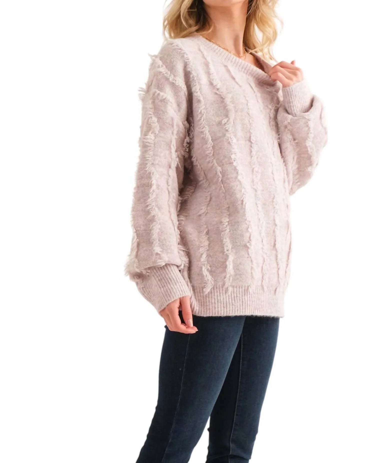 And The Why - On the Fritz Fringe Sweater