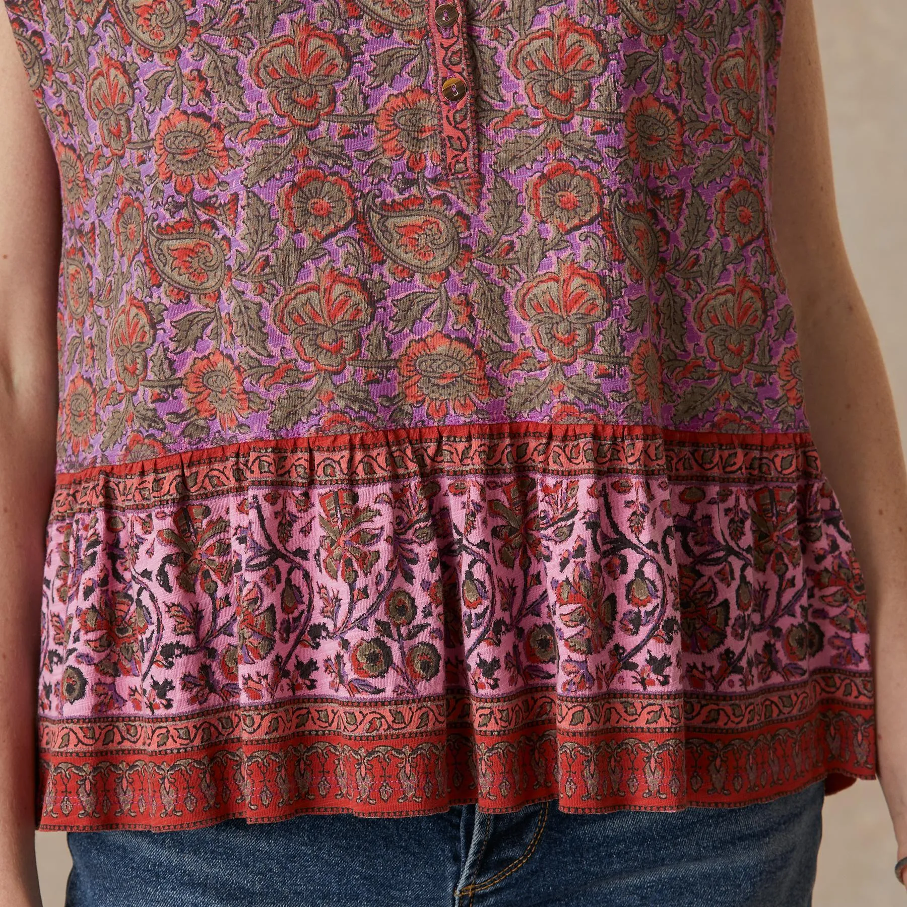 Calista Mixed Top