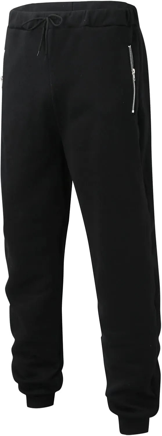 Cargo Trousers for Men Pockets Sports Trousers Men's Tear Away Trouser Basketball Track Pants High Split Side Snap