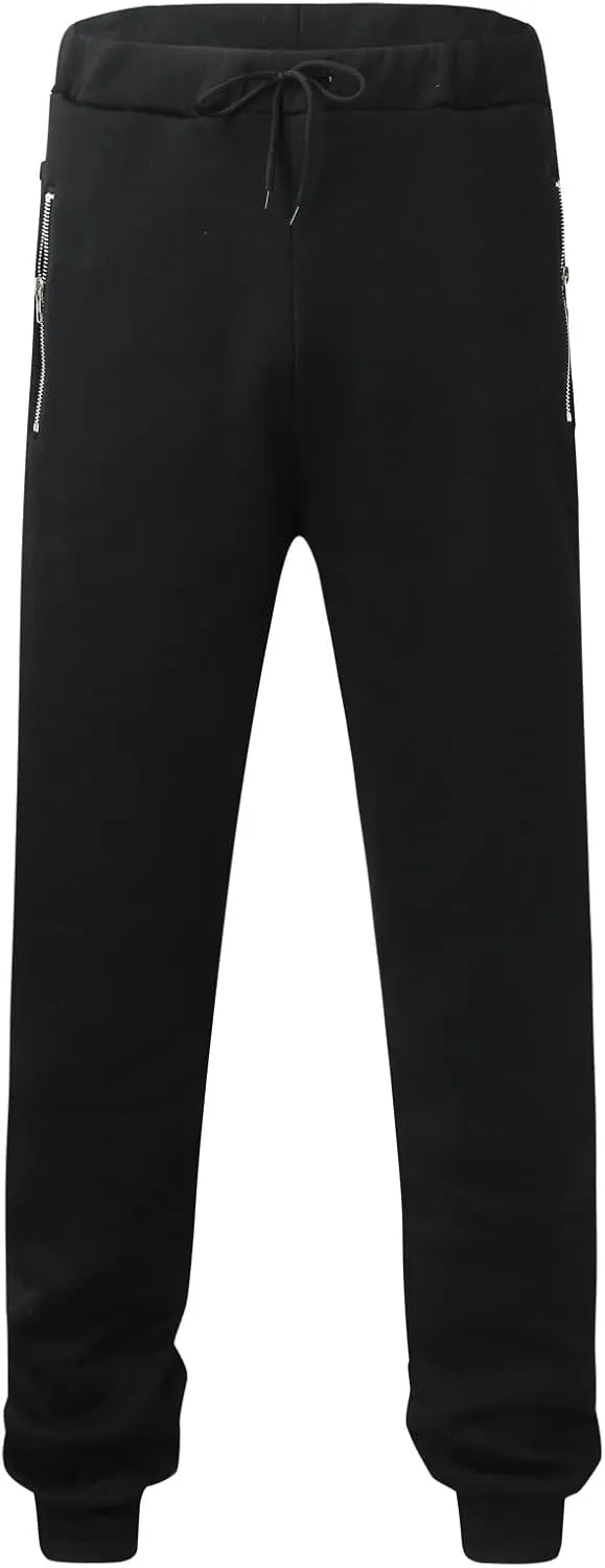 Cargo Trousers for Men Pockets Sports Trousers Men's Tear Away Trouser Basketball Track Pants High Split Side Snap