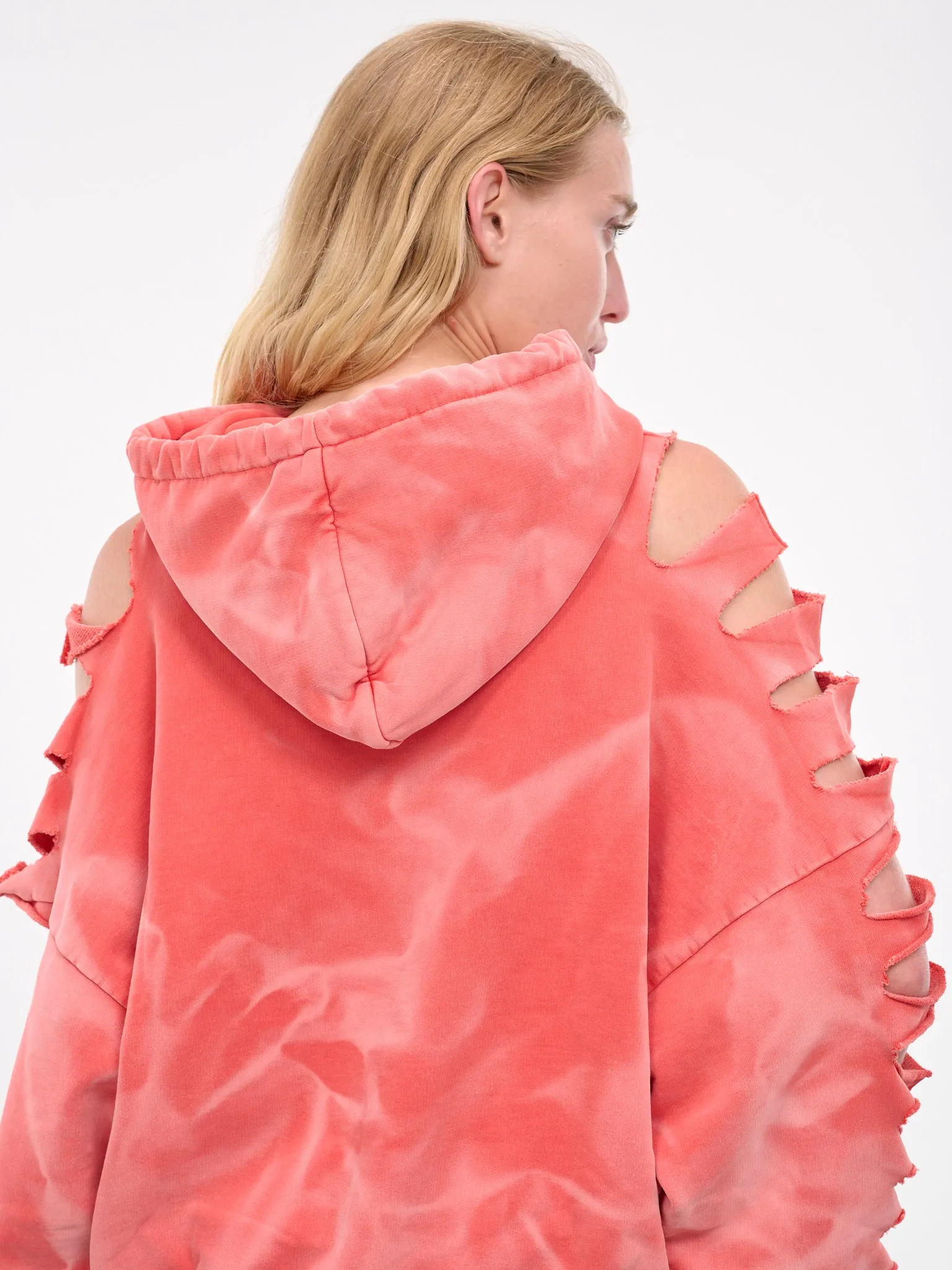 Cut-Out Hoodie (N0401-RED)