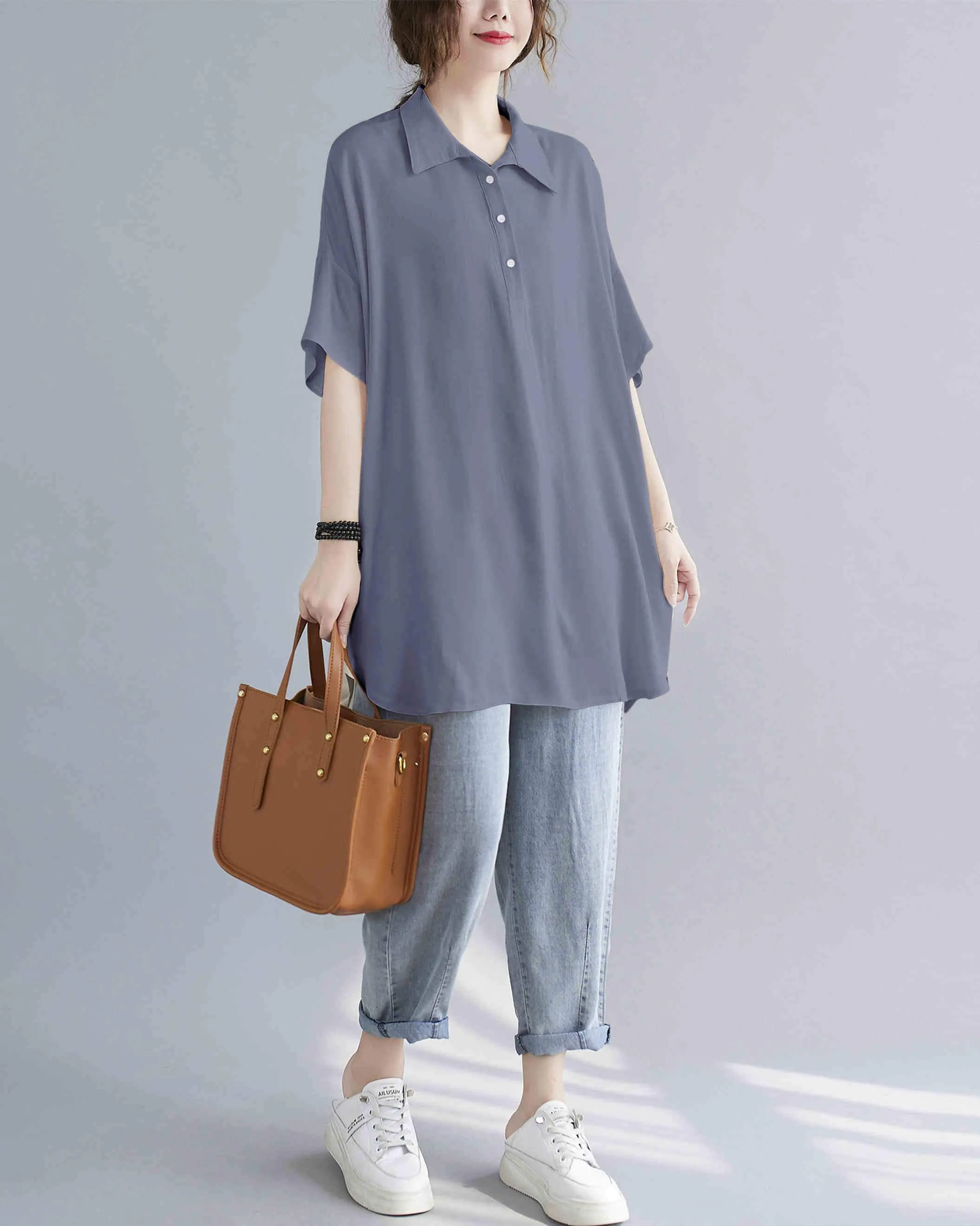 ellazhu Women Short Sleeves T-shirt GA2287