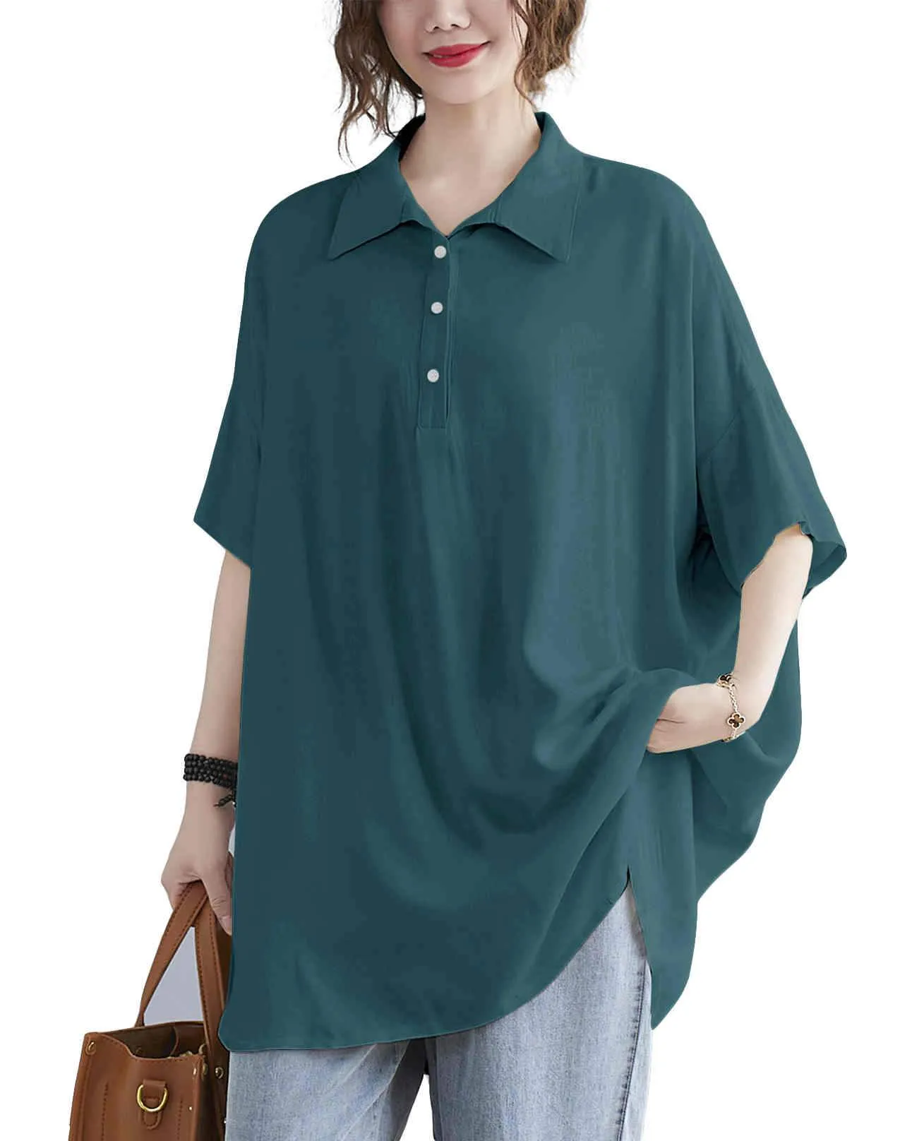 ellazhu Women Short Sleeves T-shirt GA2287