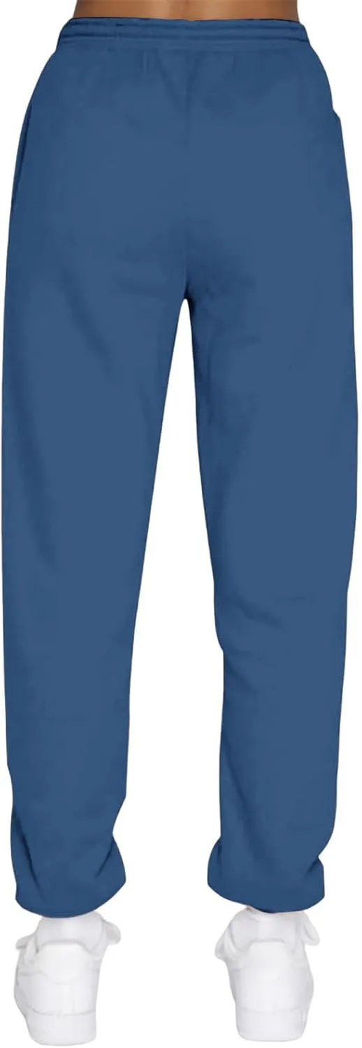 Kubbon Womens Wide Leg Jeans Baggy High Waist Straight Leg Denim Pants Casual Loose Fit Stretchy Trousers with Pockets