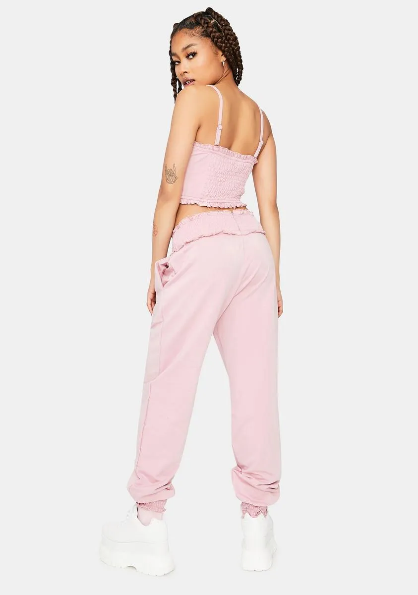 Lady Perfect Proof Corset And Jogger Set