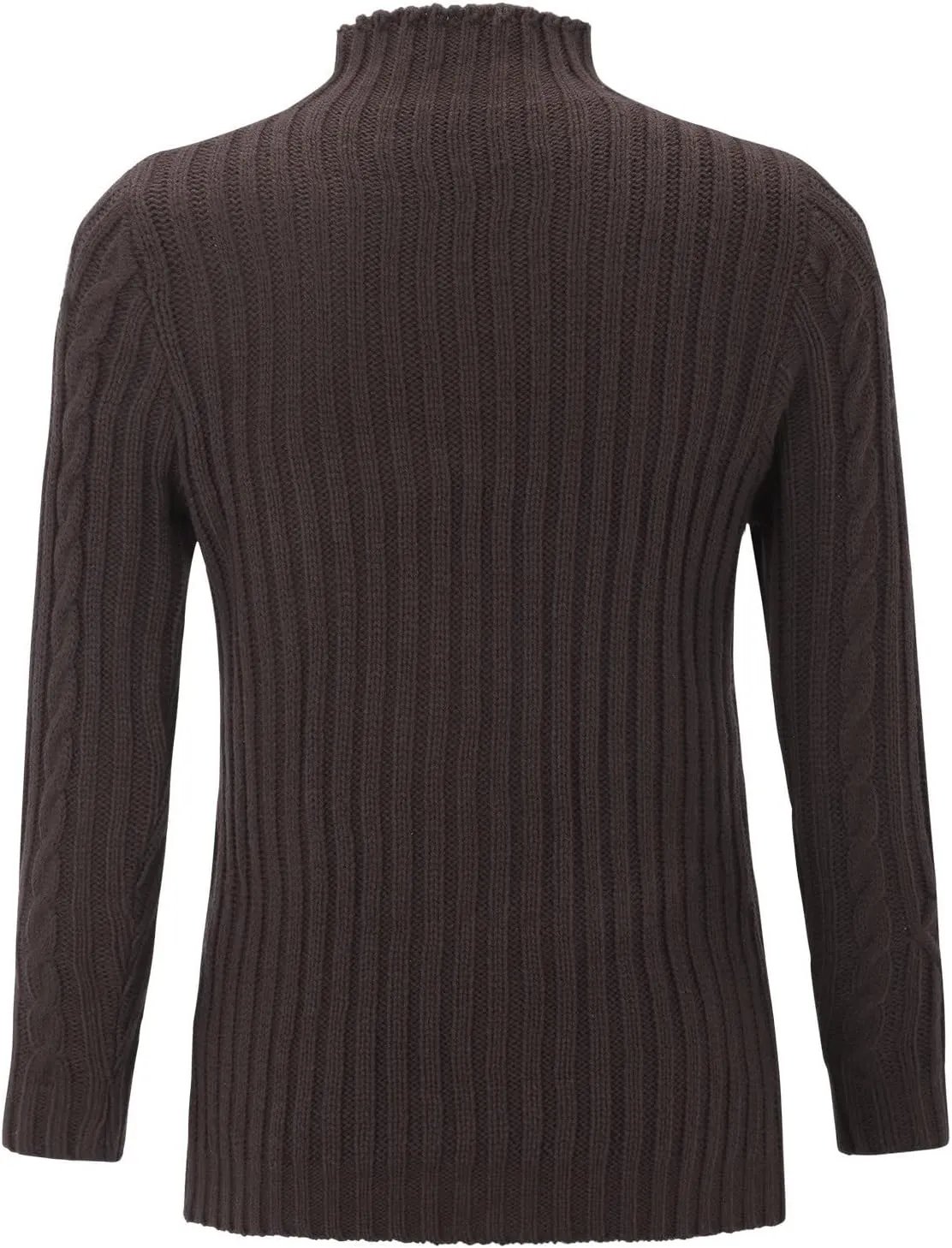LCMTWX Oversized Sweater for Women Turtleneck Long Sleeved Knitted Sweater Round Neck Striped Women's Oversized Sweaters