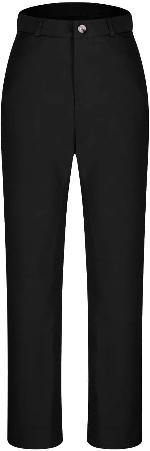 Lmdudan 2025 Dress Pants Women Work Business Pants Tummy Control Office Straight Leg Trousers High Waisted Ladies Slacks