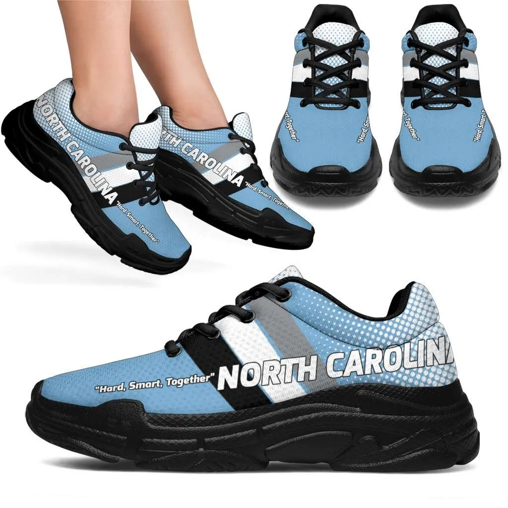 North Carolina #Hard Smart Together Chunky Sneakers