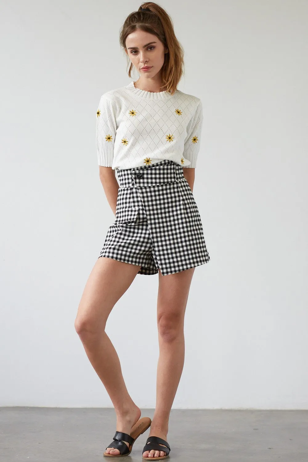 Plaid Block Vibe Shorts