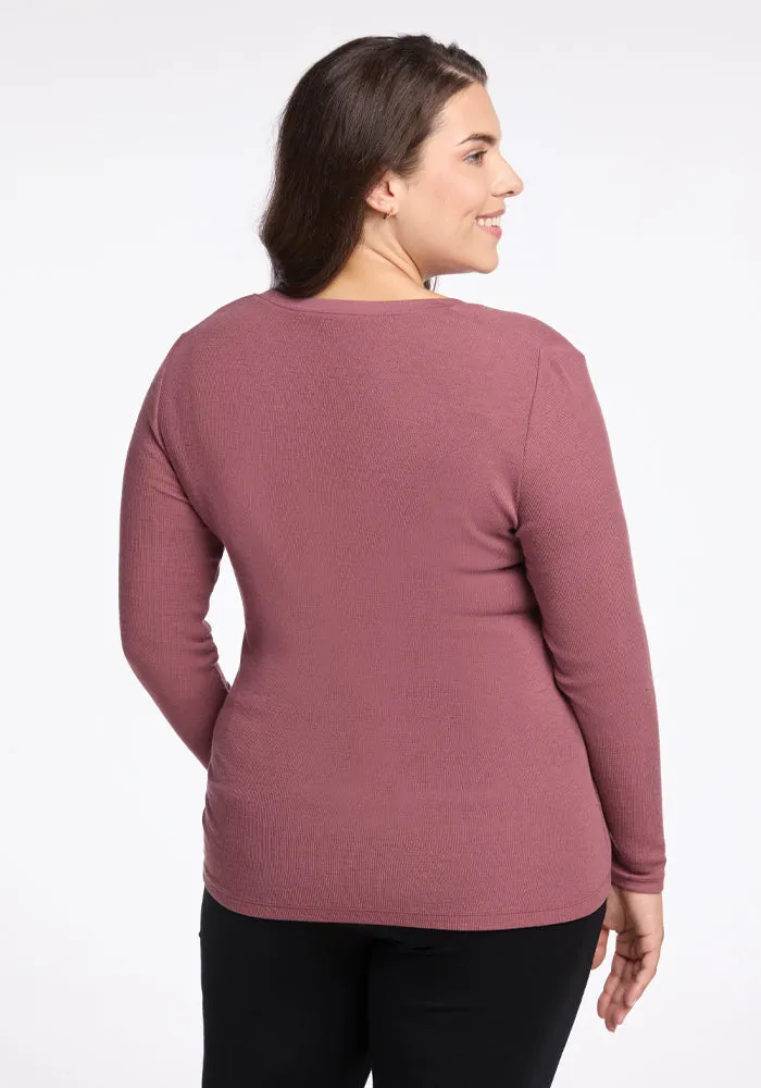 Reese Ribbed Henley • Final Sale Deals! - Wild Ginger
