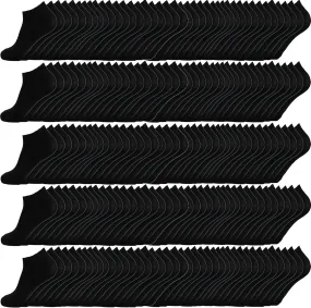 RICHBULL 100 Pairs Thin Low Cut Ankle Socks for Men & Women Bulk Socks,Breathable Casual Socks Athletic Sock Wholesale