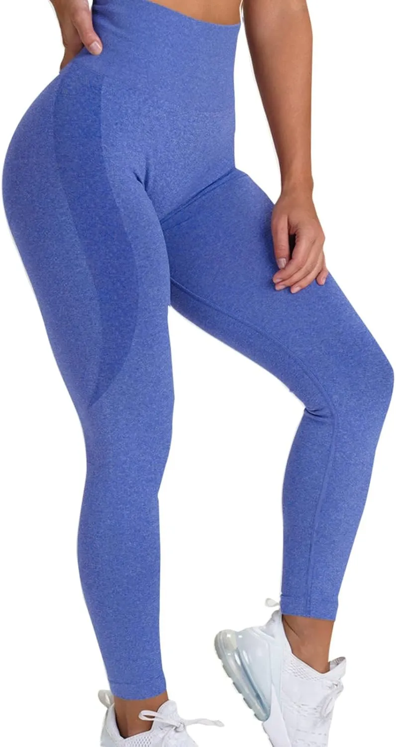 Scrunch Butt Lifting Leggings for Women - Smile Contour High Waisted Tights Tummy Control Gym Fitness Yoga Pants
