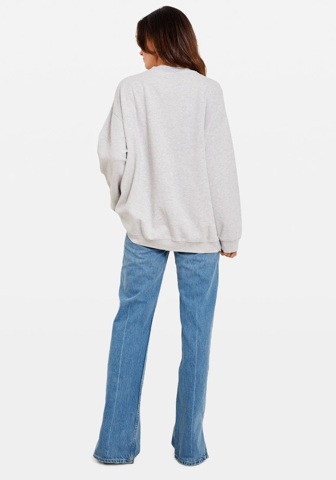 TYLER SWEATSHIRT HEATHER GREY BLACK